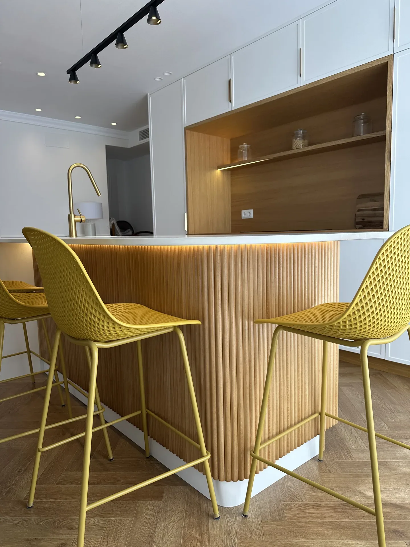 Cocina barra detalle