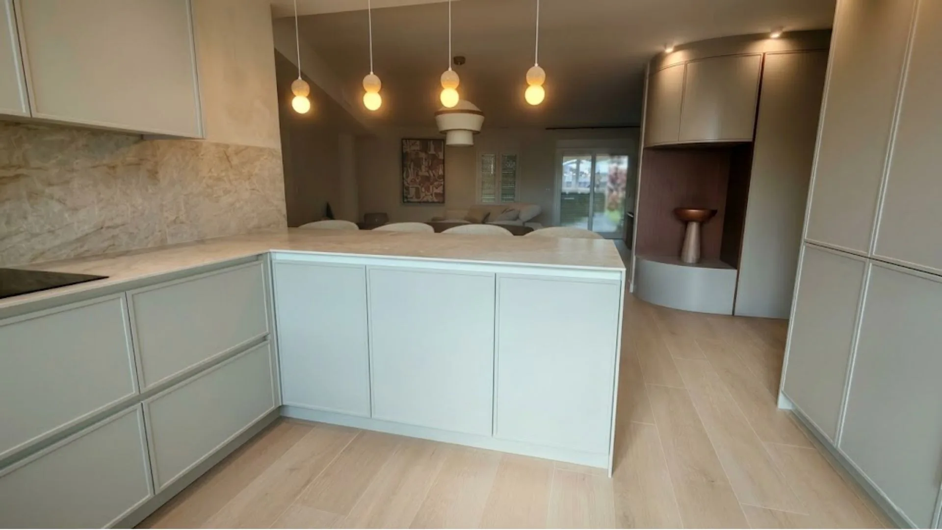 Cocina minimalista vista 1