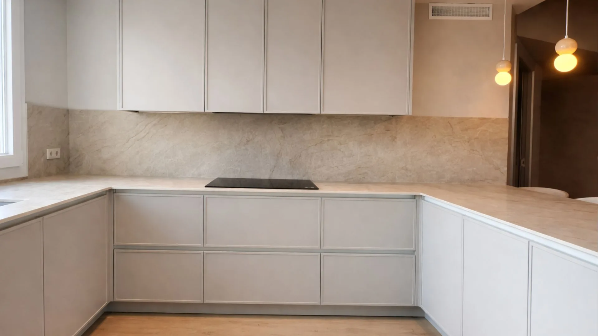 Cocina minimalista detalle